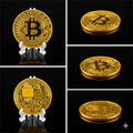 Bitcoin (BTC) Kripto Hatıra Parası - Özel Koleksiyonluk Kripto Obje ve Masaüstü Aksesuarı