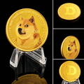 Dogecoin (DOGE) Kripto Hatıra Parası - Özel Koleksiyonluk Kripto Obje ve Masaüstü Aksesuarı